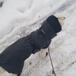 Paikka Visibility Raincoat provides protection from rain, sleet, and light snow