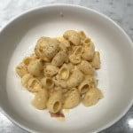 Velveeta and Parmigiano mac and cheese recipe.