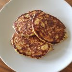 Yawesome Overnight Oatmeal Pancakes 3 On A Plate