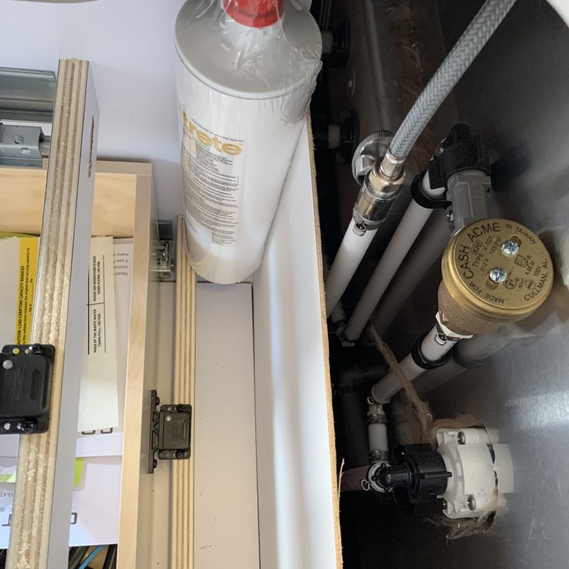 RV Under Sink Water Filter Install YAWESOME