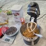The best chocolate chip cookie recipe with high quality dark chocolate and sea salt flakes.