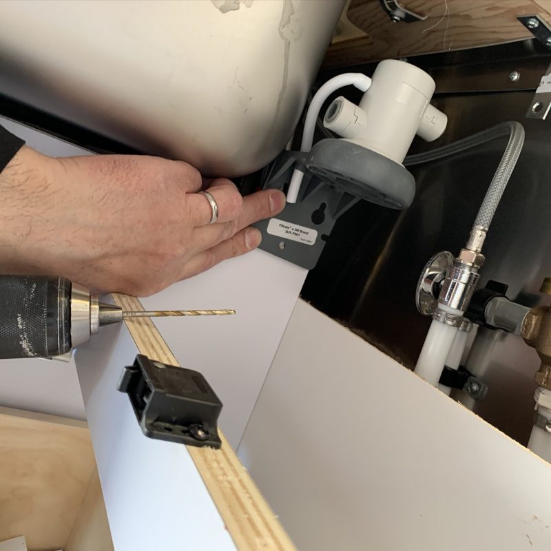 RV Under Sink Water Filter Install YAWESOME