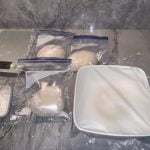 Pizza dough balls packaged in quart Ziploc bags for cold fermentation and in a larger bowl for room temperature fermentation and immediate use.