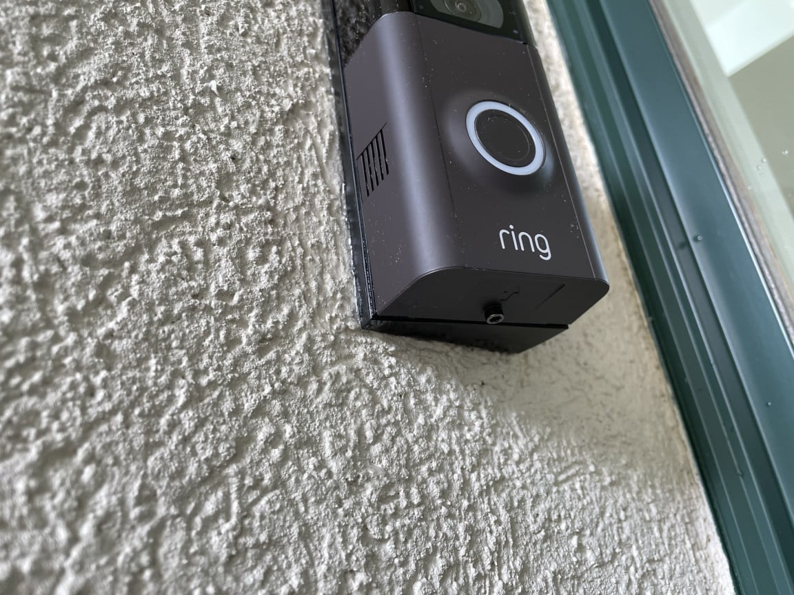 Remove and recharge Ring Video Doorbell rechargeable battery.