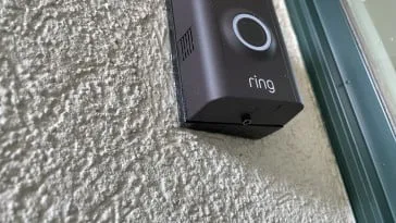 Remove and recharge Ring Video Doorbell rechargeable battery.