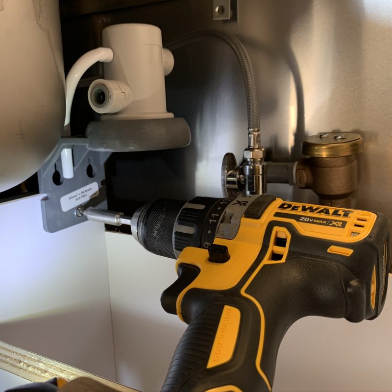 RV Under Sink Water Filter Install YAWESOME