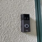 Once setup of the doorbell is complete, the light around the doorbell button will change from blue to white.